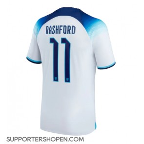 England Marcus Rashford #11 Hemma Matchtröja VM 2022 Kortärmad